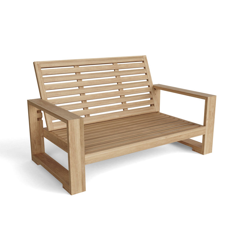 Capistrano Natural Teak 5-Piece Outdoor Conversation Set