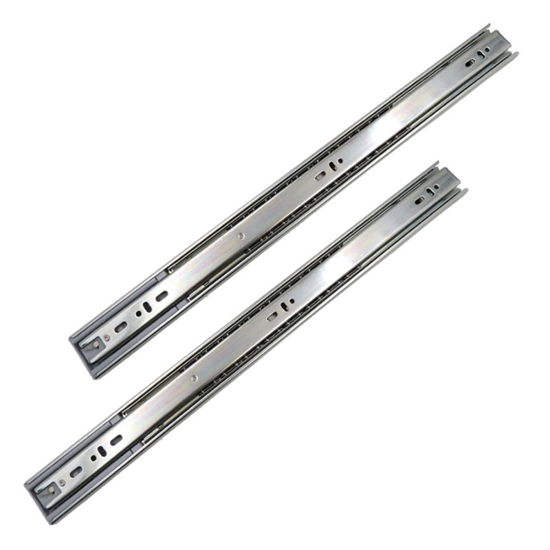 CABINETRTA Full Extension Drawer Soft-Closed Slides Side Mount 14 16 18 20 22 24 Inch Ball Bearing Metal Rails Track Guide Glides Runners Heavy Duty 99 Pound Load Capacity(5 Pairs, 20 Inch) (Set of 5)