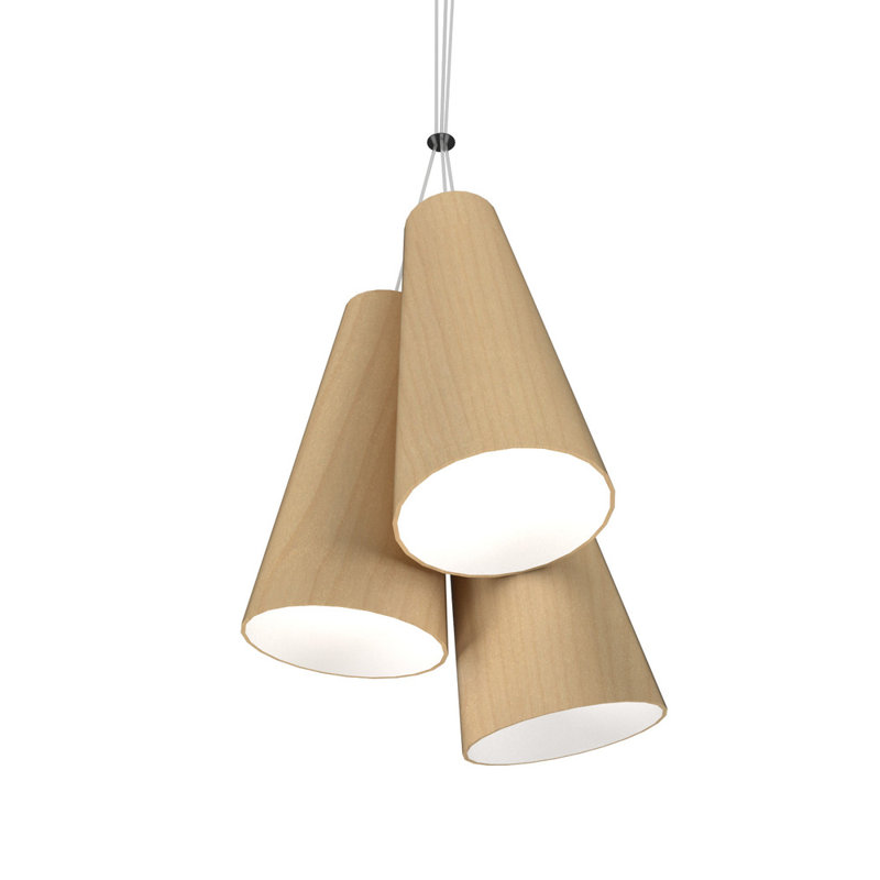 Maple Conical Indoor/Outdoor Pendant Light