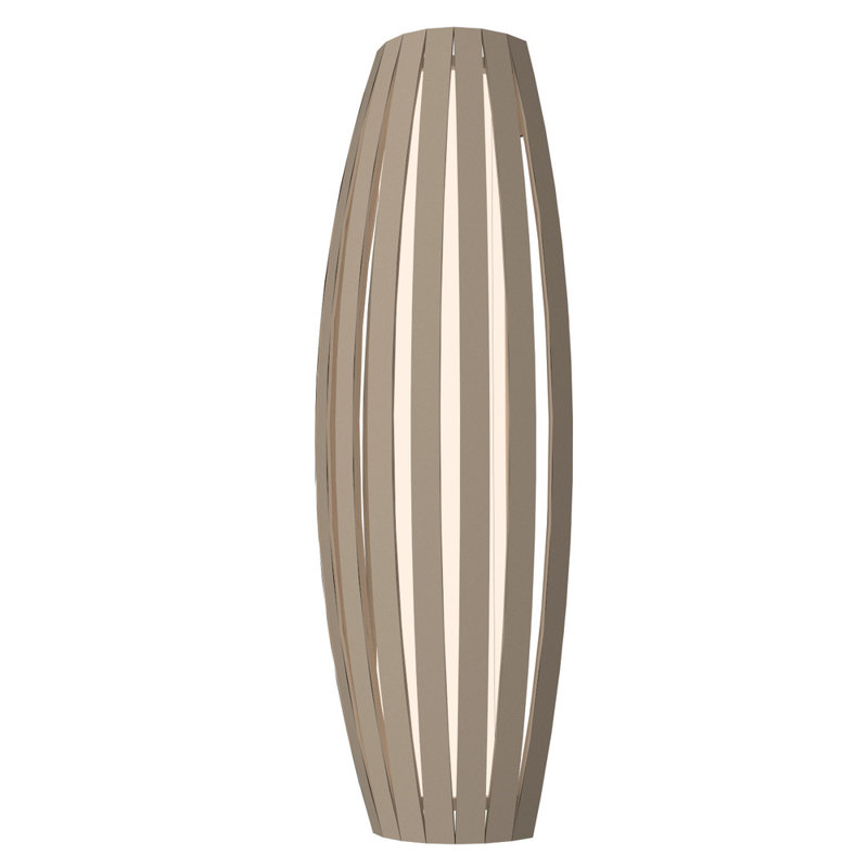 Imbuia Wood LED Wall Sconce with Integrated Module