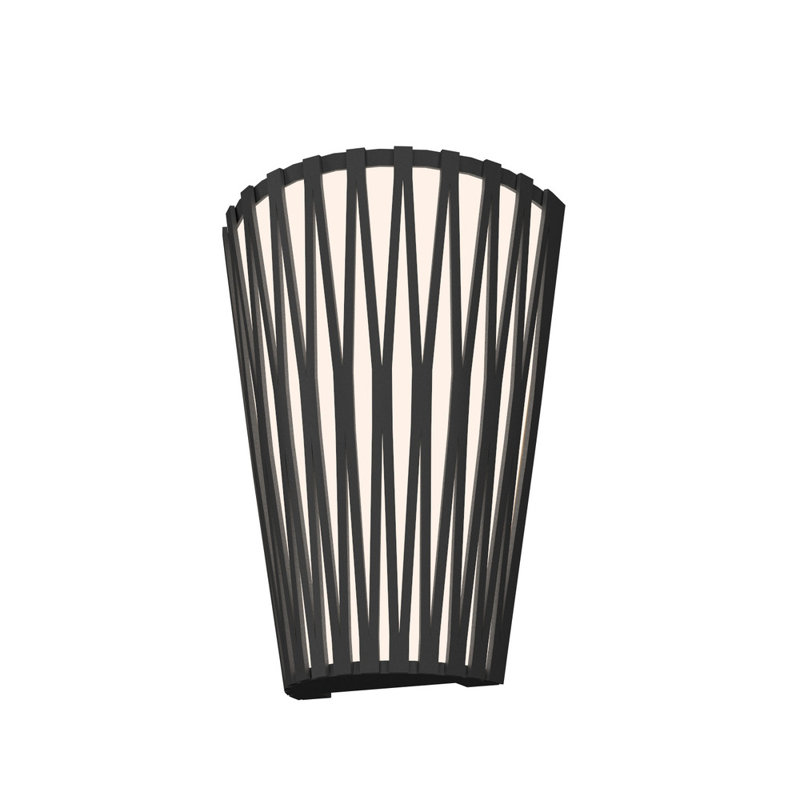 Maple Wood Modern LED Flush Mounted Sconce