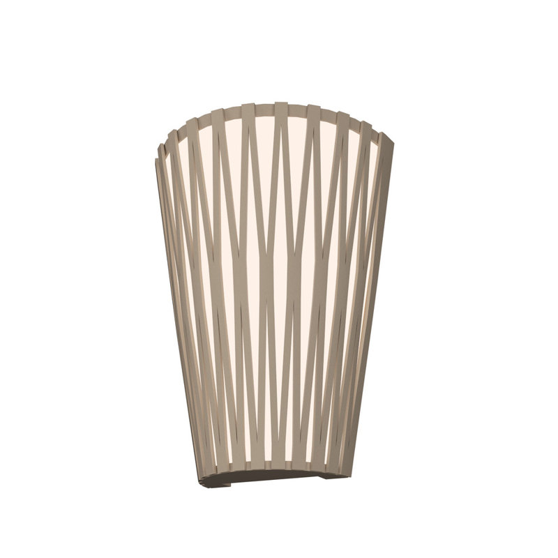 Maple Wood Modern LED Flush Mounted Sconce