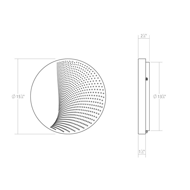Textured White Aluminum Dimmable LED Wall Sconce
