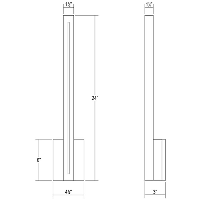 Textured Gray Aluminum LED Wall Sconce with Dimmable Light