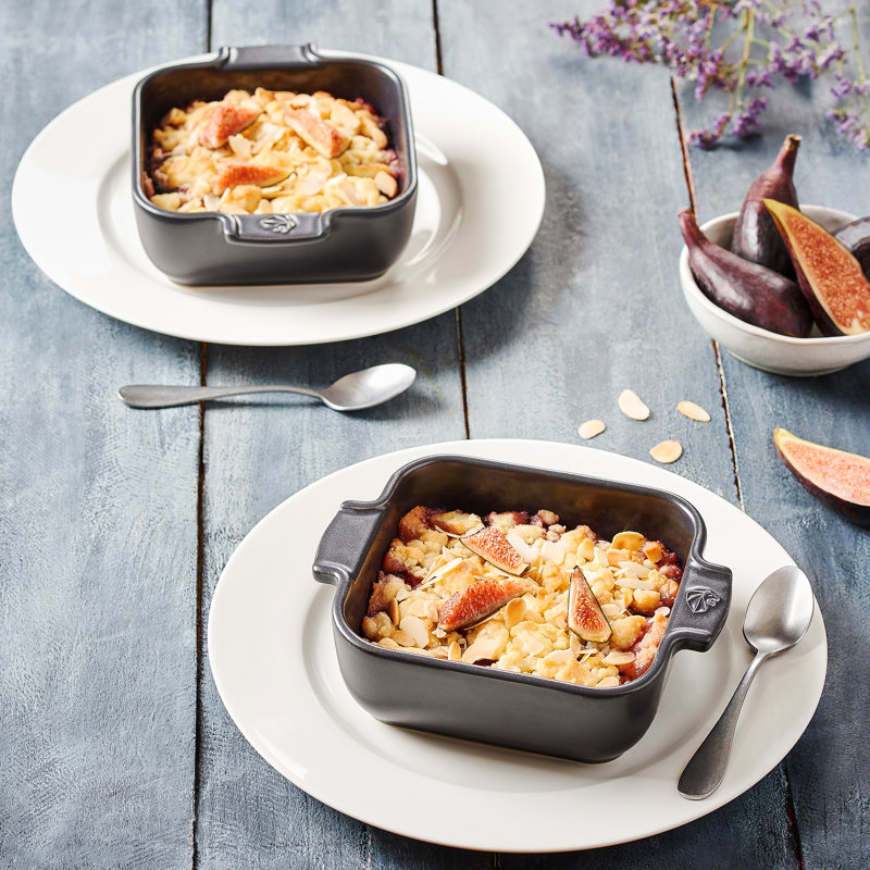 Peugeot Ecru Ceramic Non-Stick Petite Square Baking Dish
