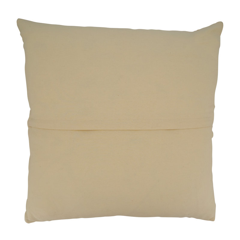 Abstract Blue Cotton Polyester Standard Throw Pillow Cover