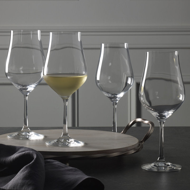 Grace 18 oz. Crystal White Wine Glass Set