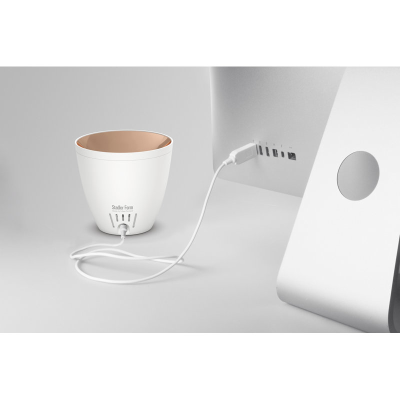 Zoe Amber Light Whisper-Quiet White Aroma Diffuser