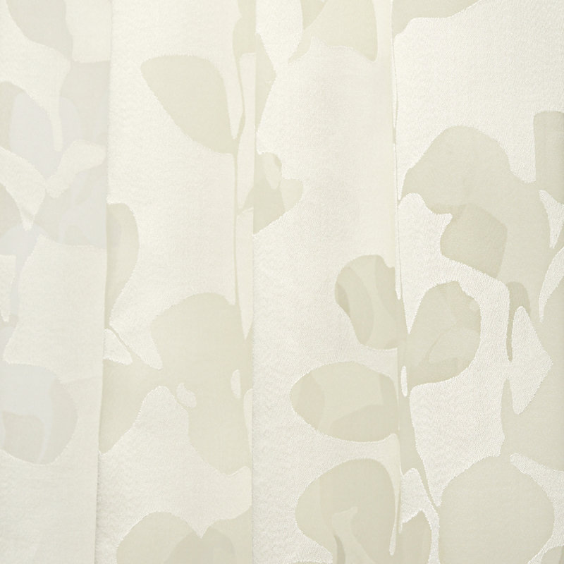 Wilshire White Sheer Grommet Cotton Blend Curtain Pair