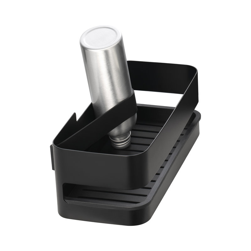 Black Stainless Steel Wall Mount Shower Caddy