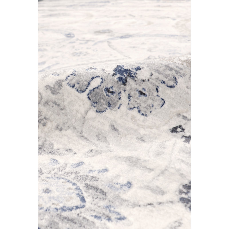Elysian Ivory Beige 10' x 14' Easy-Care Synthetic Rectangular Rug