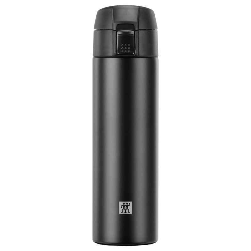 Matte Black Stainless Steel 450ml Travel Bottle