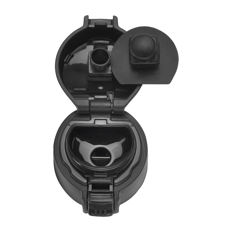 Matte Black Stainless Steel 450ml Travel Bottle