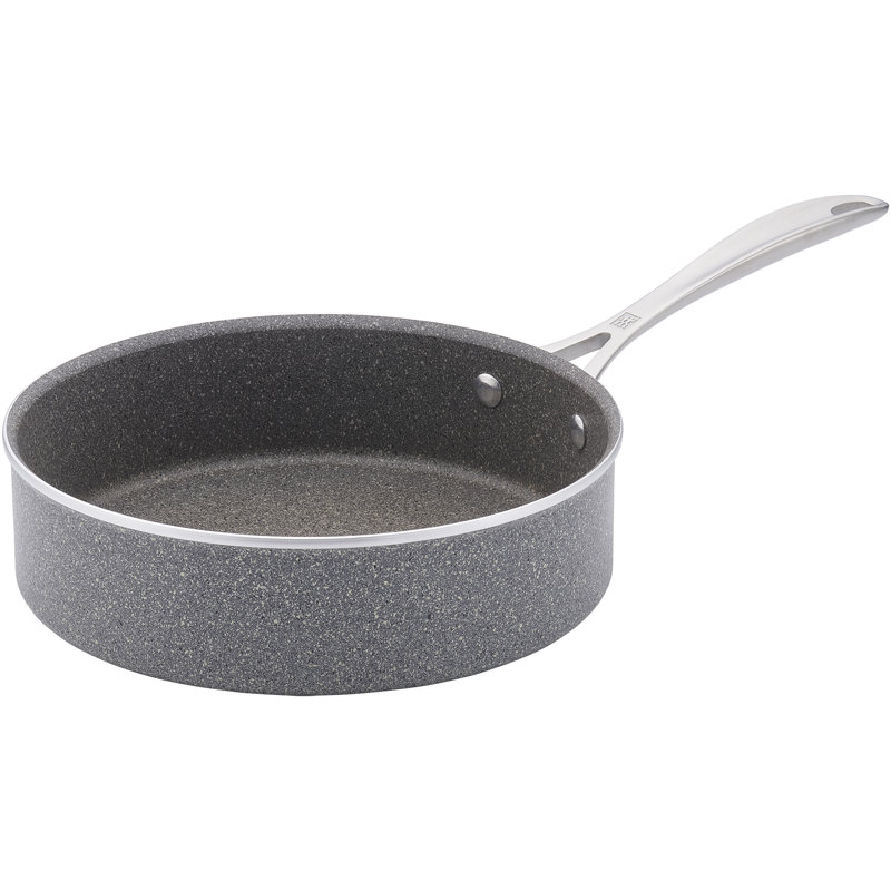 ZWILLING Vitale 3-qt Gray Aluminum Nonstick Saute Pan with Lid