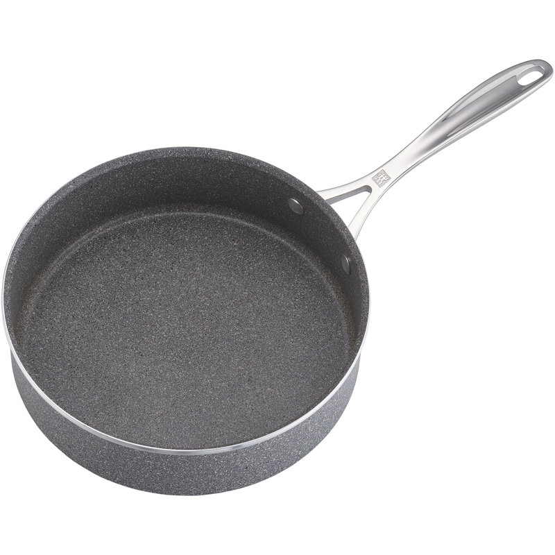ZWILLING Vitale 3-qt Gray Aluminum Nonstick Saute Pan with Lid