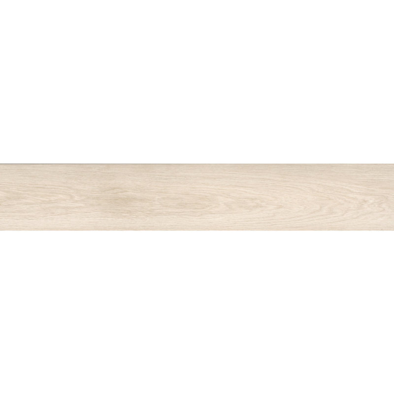 BB Wood Oak White Matte Porcelain Floor and Wall Tile