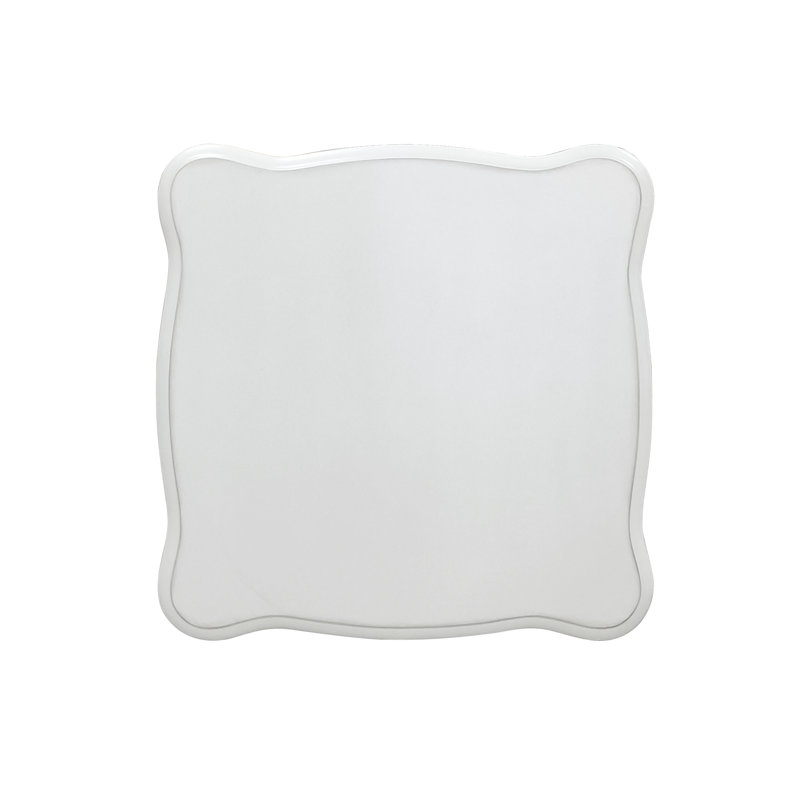 Antique Pearl Square End Table with Scrolled Legs