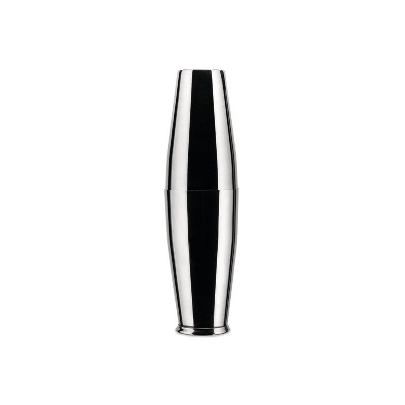 Alessi Silver Stainless Steel Boston Cocktail Shaker Set