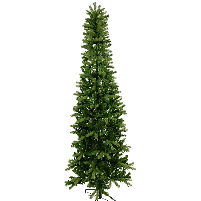 Festive 7.5' White Fir Pre-Lit Outdoor Christmas Tree with Clear Lights