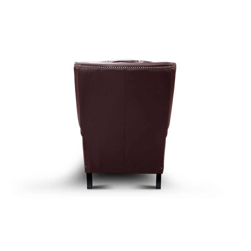 Adriana Traditional Brown Top Grain Leather Manual Recliner