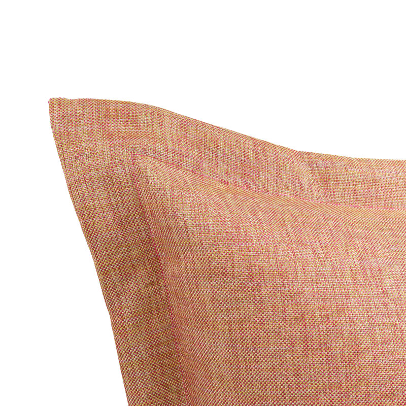 Boho Dietrich 25" Taffy Square Polyester Feather Throw Pillow