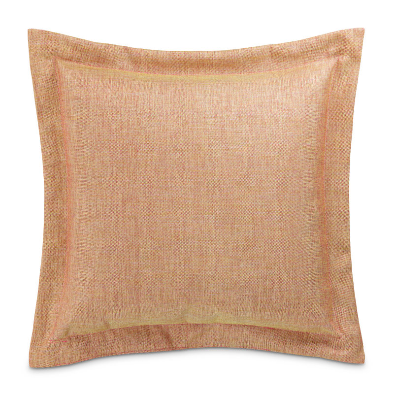 Boho Dietrich 25" Taffy Square Polyester Feather Throw Pillow
