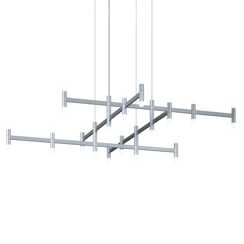Systema Staccato 28-Light LED Aluminum Drum Pendant