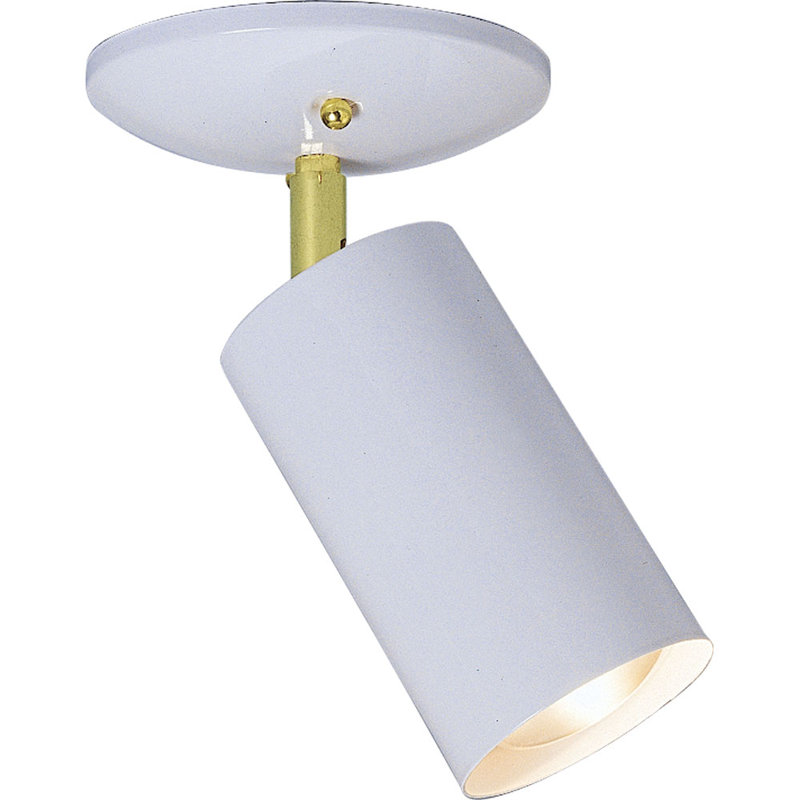 White Satin Glass 1-Light Flush Mount Ceiling Fixture