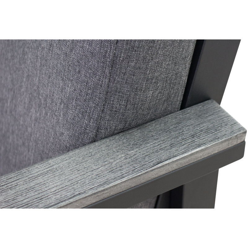 Catalina Driftwood Gray Club Chair with Cushions