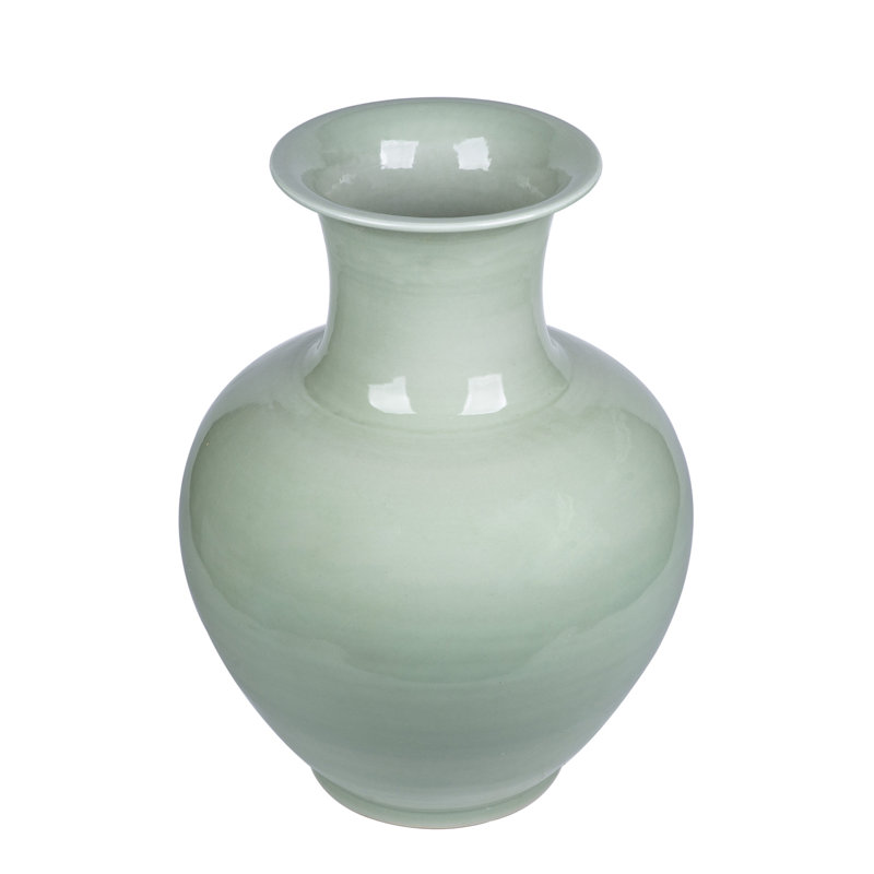 Mint Green Handcrafted Porcelain Decorative Jar