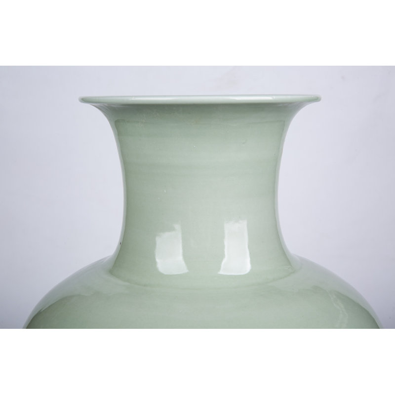 Mint Green Handcrafted Porcelain Decorative Jar