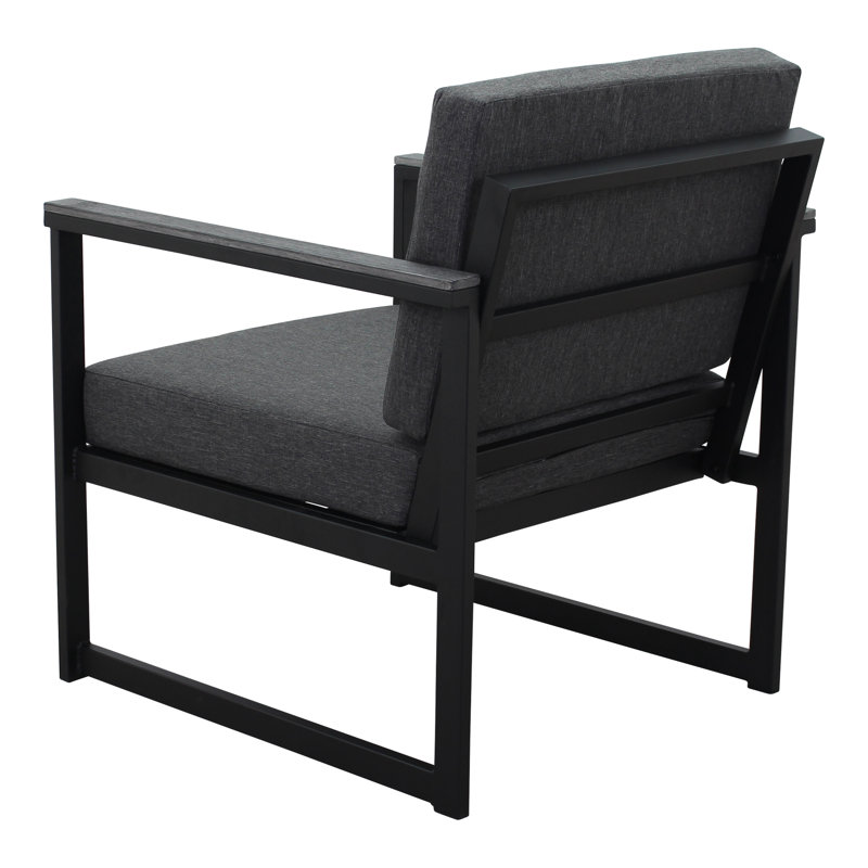 Catalina Driftwood Gray Club Chair with Cushions