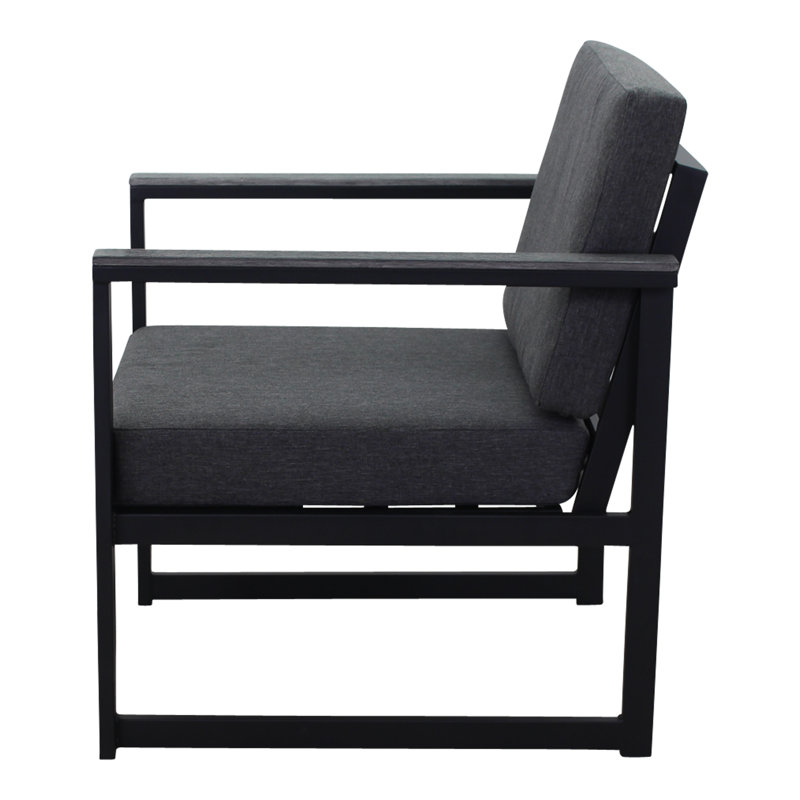 Catalina Driftwood Gray Club Chair with Cushions
