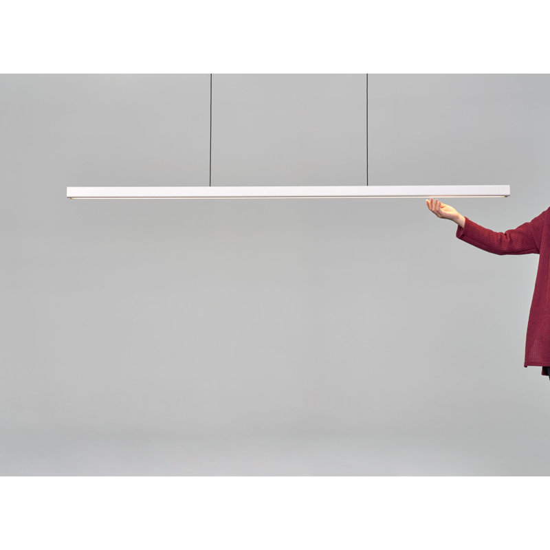 XL White Aluminum LED Pendant Light