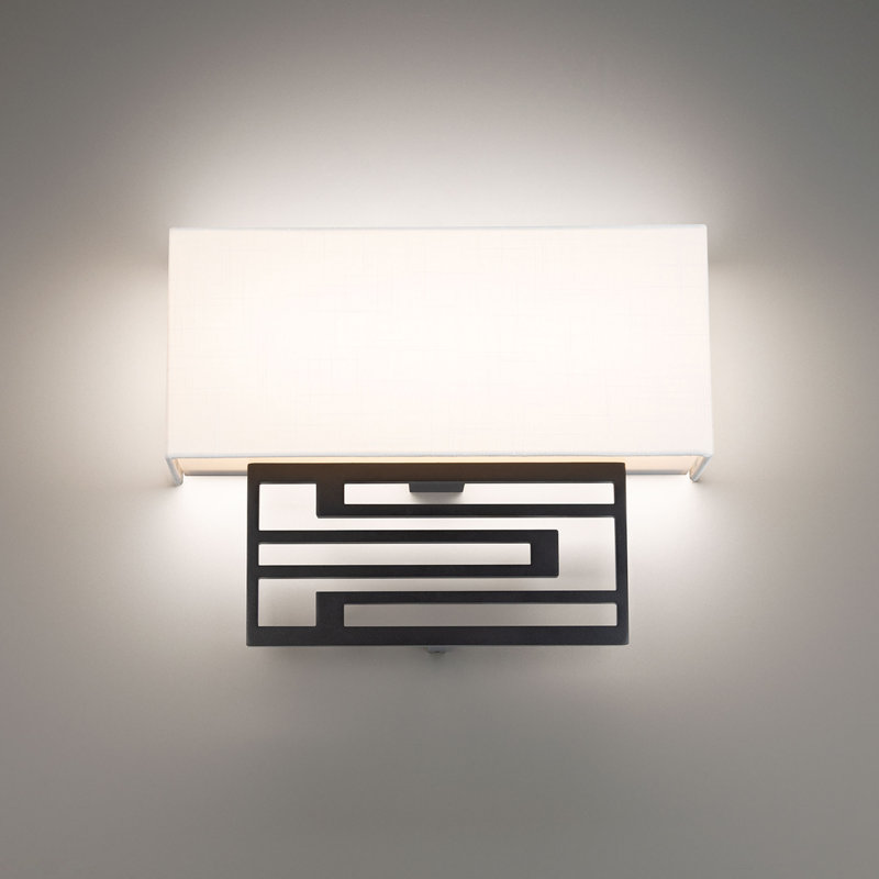 Vander 14" Black Aluminum LED Dimmable Wall Sconce