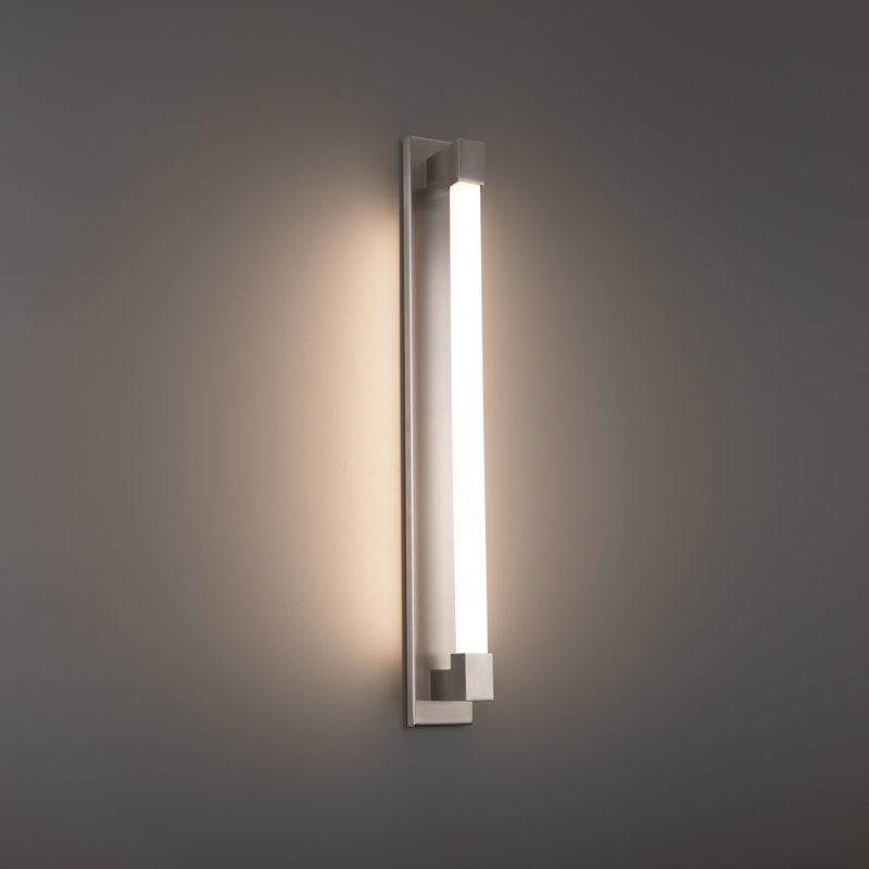 Barre 27" Brushed Nickel Dimmable LED Vanity Light