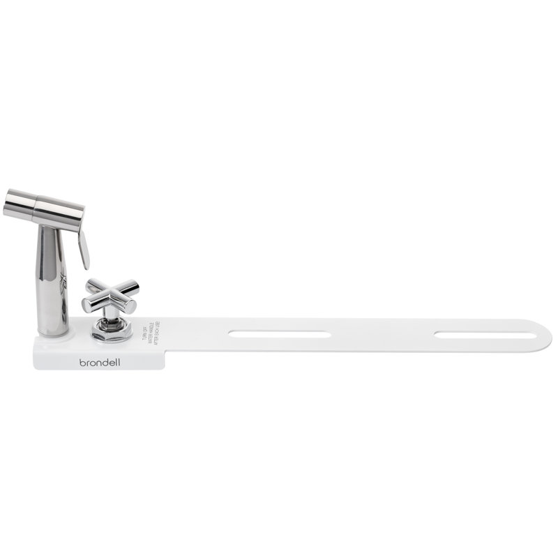 White Stainless Steel Handheld Bidet Sprayer with Holster