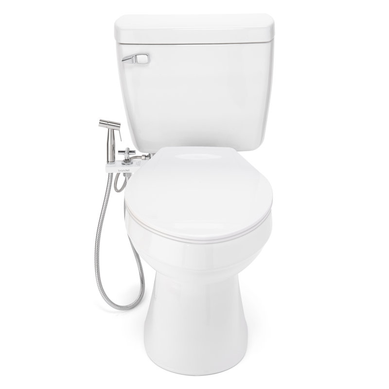 White Stainless Steel Handheld Bidet Sprayer with Holster
