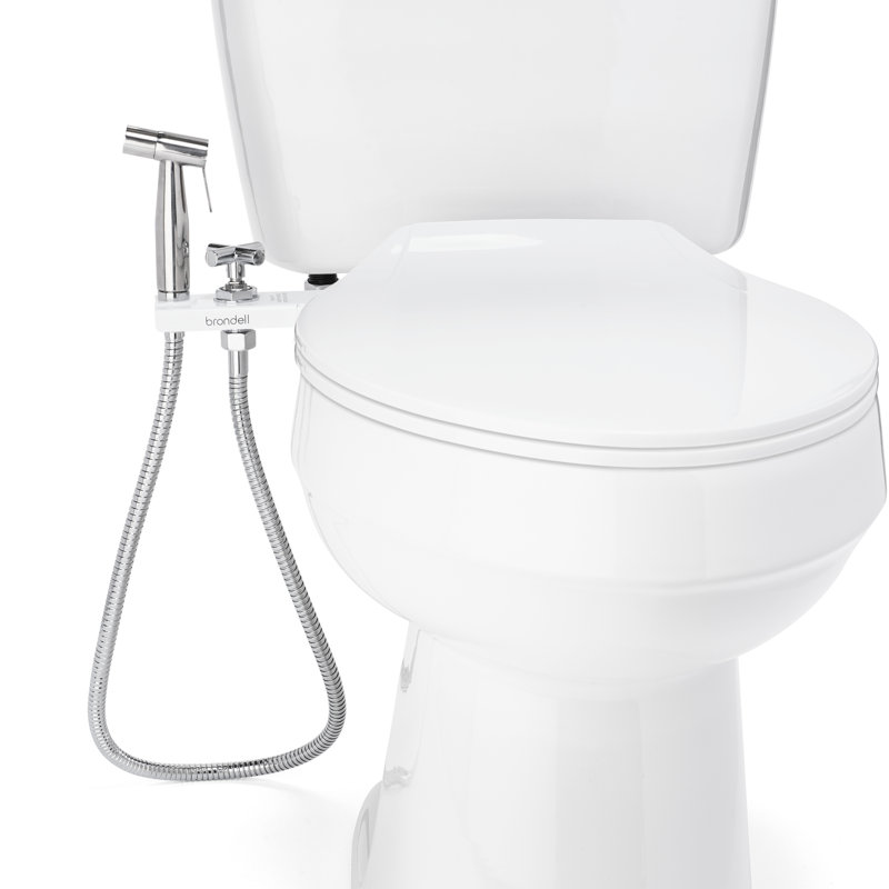 White Stainless Steel Handheld Bidet Sprayer with Holster