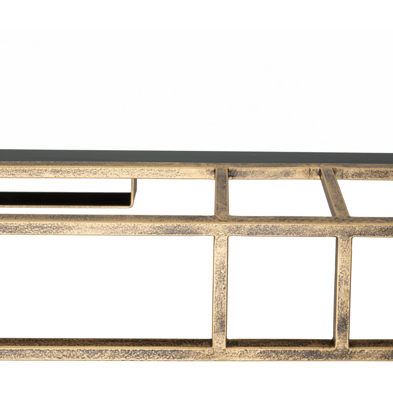 Gold Rectangular Full Length Mirror with Hand Finished Frame