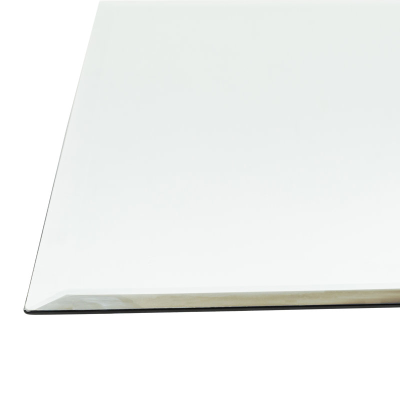 Contour Beveled Frameless Rectangular Wall Mirror