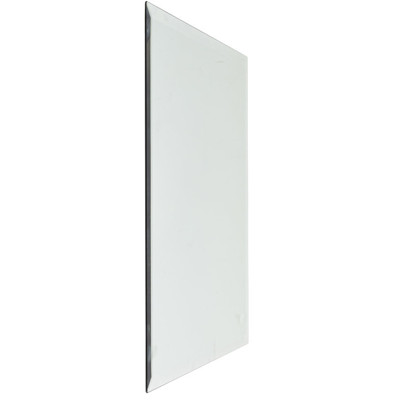 Contour Beveled Frameless Rectangular Wall Mirror