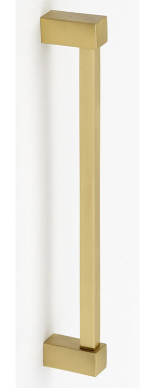 Satin Brass 8" Contemporary Appliance Pull with Mounting Hardware