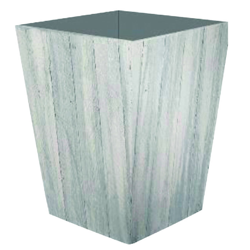 Suncast 18" Dove Gray Resin Square Planter