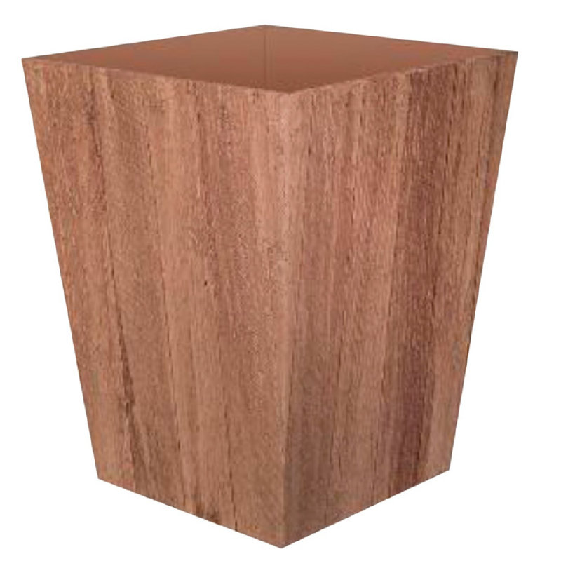 Farmington Rustic Brown Resin 16" Square Outdoor & Indoor Planter
