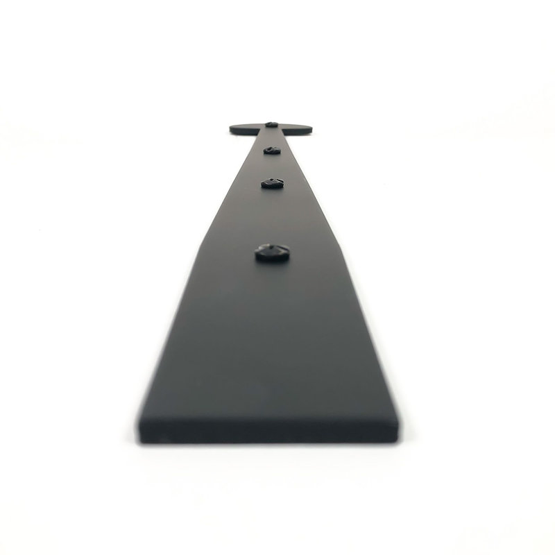 17.25" Matte Black Steel Decorative Dummy Strap