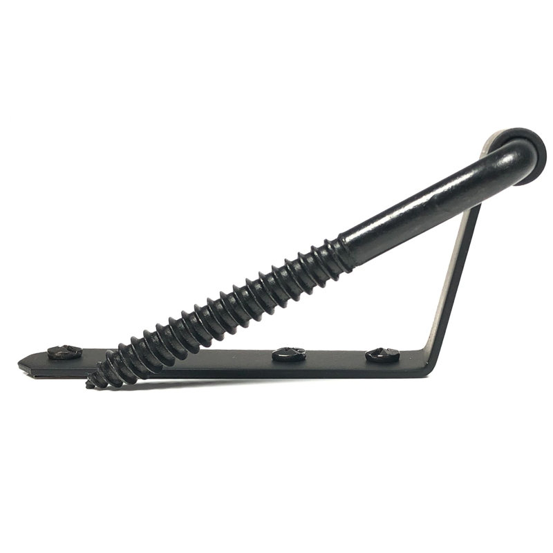 Black Stainless Steel Connecticut Shutter Hinge Set