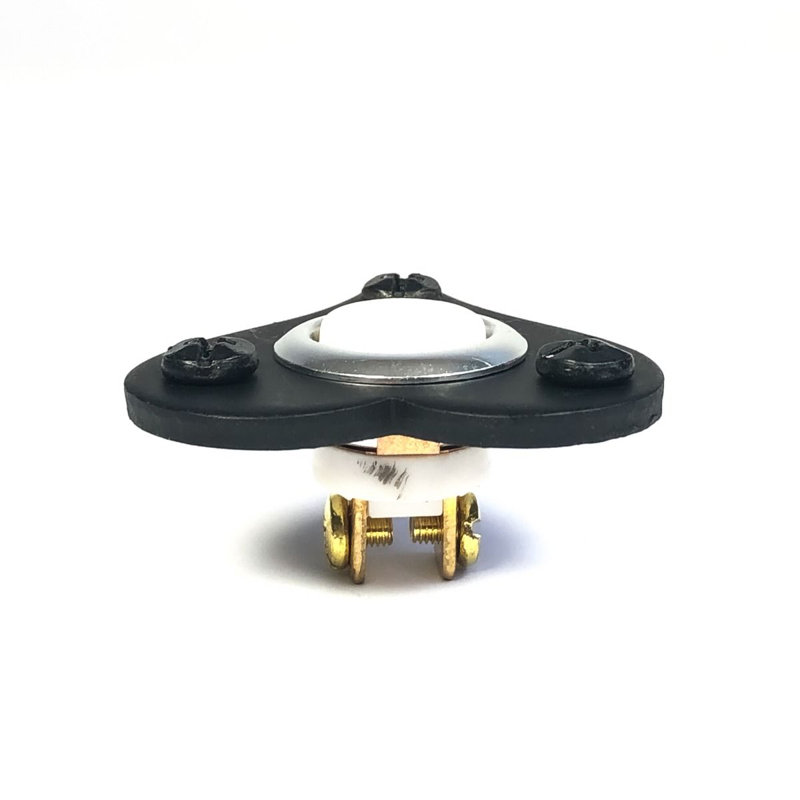 Heart-Shaped Black Matte Lighted Doorbell Button