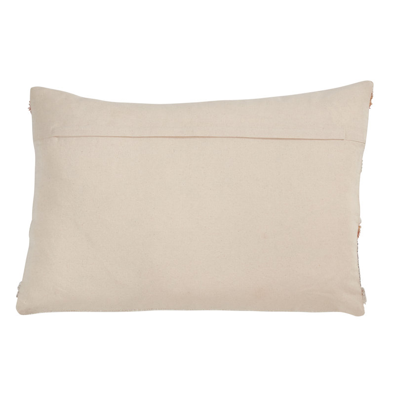 16 x 24 Inch Multicolor Cotton Striped Throw Pillow Cover