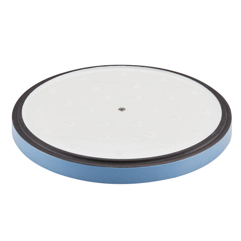 Blue Enameled Cast Iron Round Dutch Oven, 6-Quart